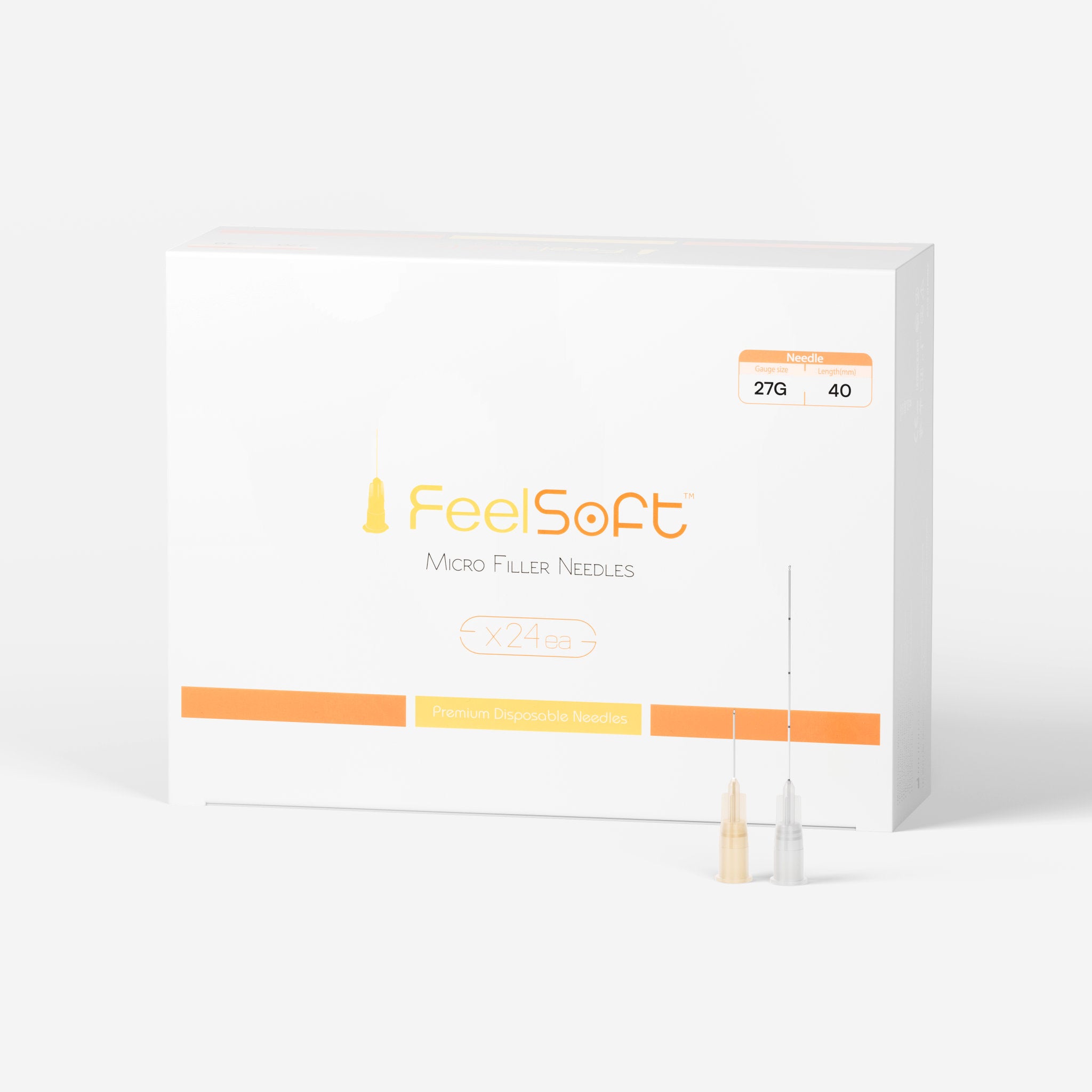 FeelSoft® Micro Filler Cannula (Box of 24) - 27G x 40mm