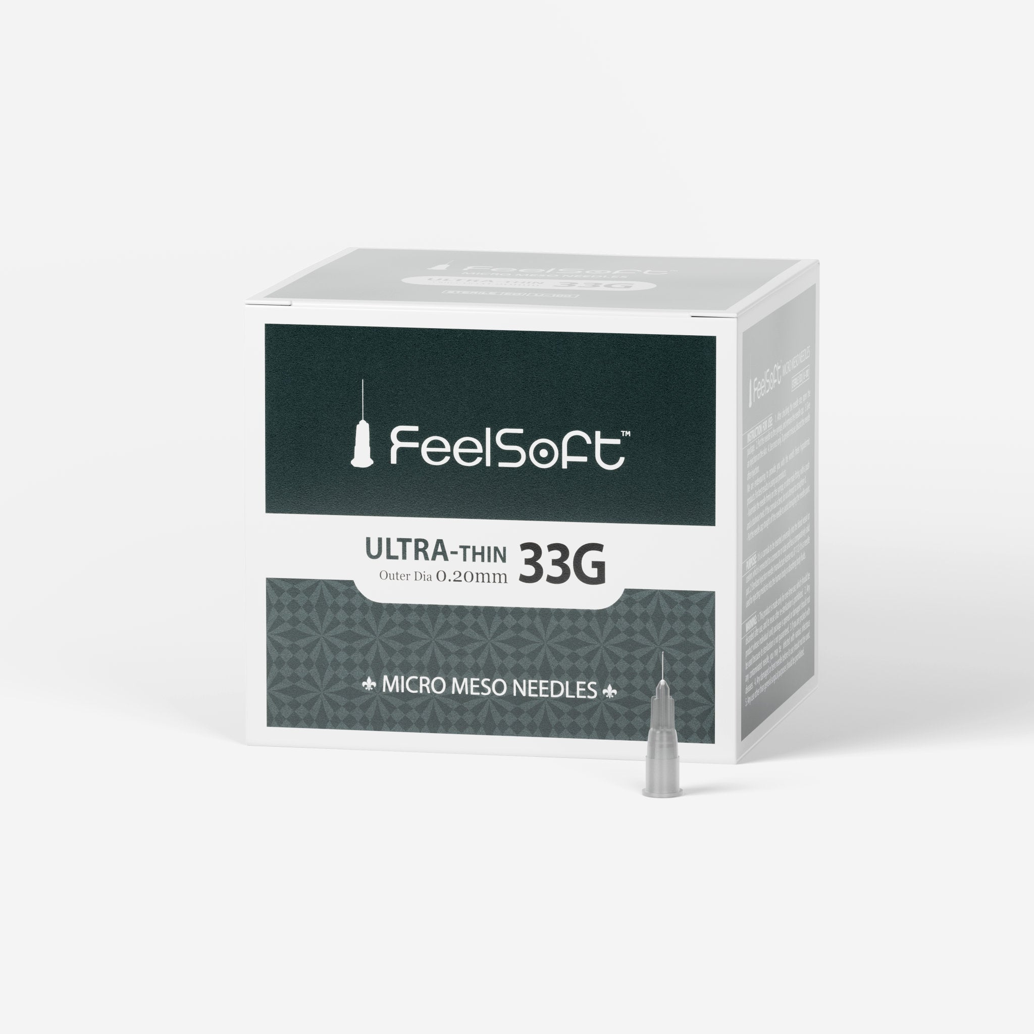 FeelSoft® Ultra-Fine Meso Needles (Box of 100) - 33G x 4mm