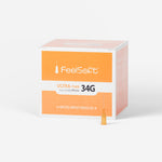 FeelSoft® Ultra-Fine Meso Needles (Box of 100) - 34G x 13mm