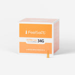 FeelSoft® Ultra-Fine Meso Needles (Box of 100) - 34G x 8mm