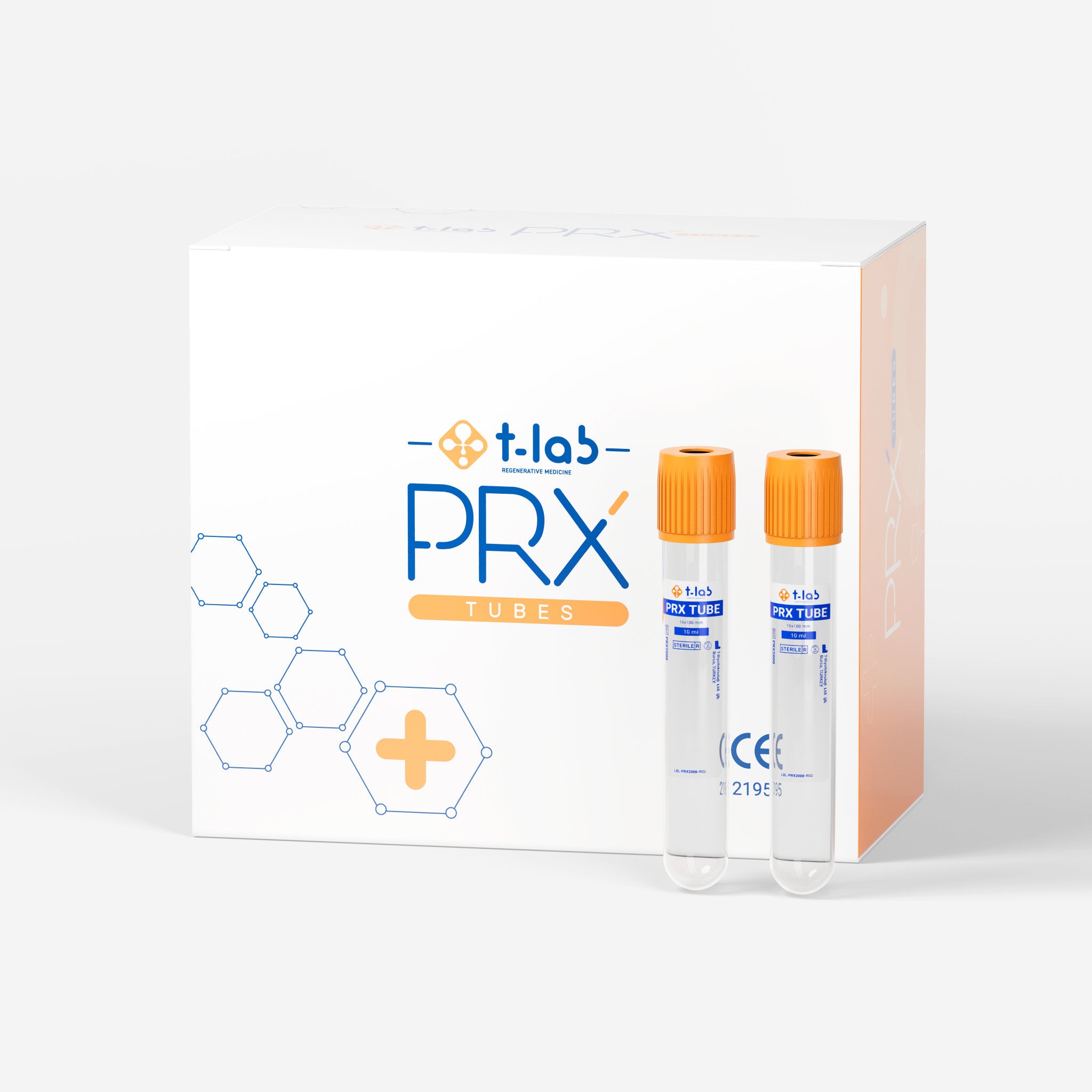 T-Lab® Fibrin (PRX) Individual Tubes (x24)