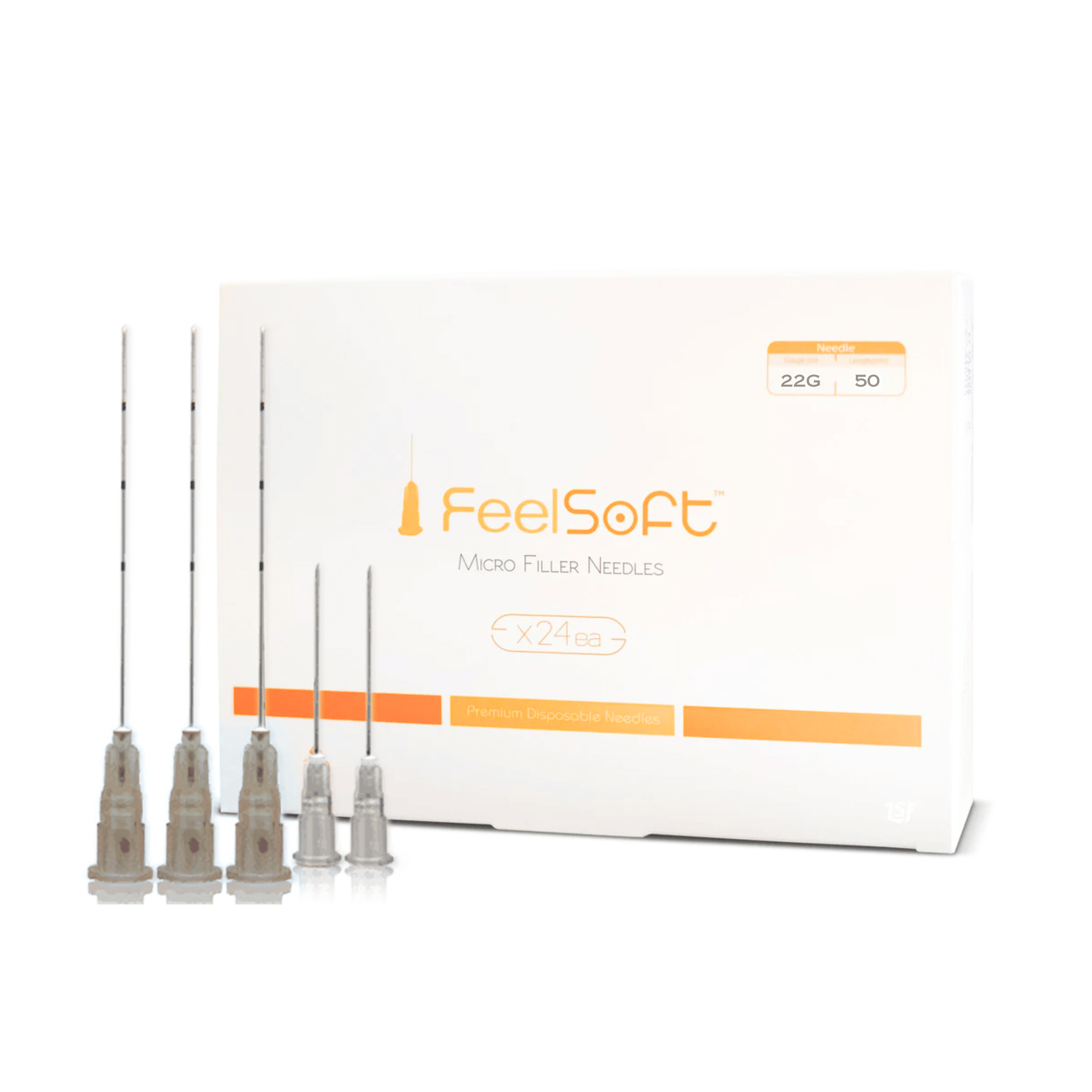 FeelSoft™ Micro Filler Cannula (Box of 24) - 22G x 50mm